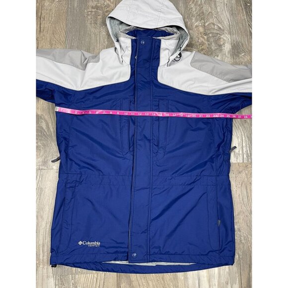 Columbia Interchange Vertex Jacket Mens Medium Outer Shell Only Hooded Full Zip - Picture 11 of 12